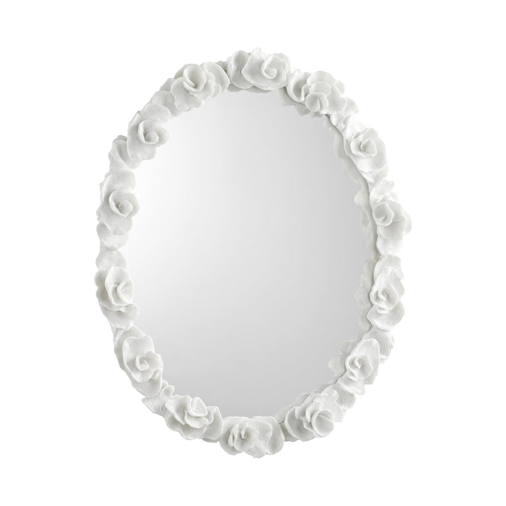 Gardenia Mirror, White