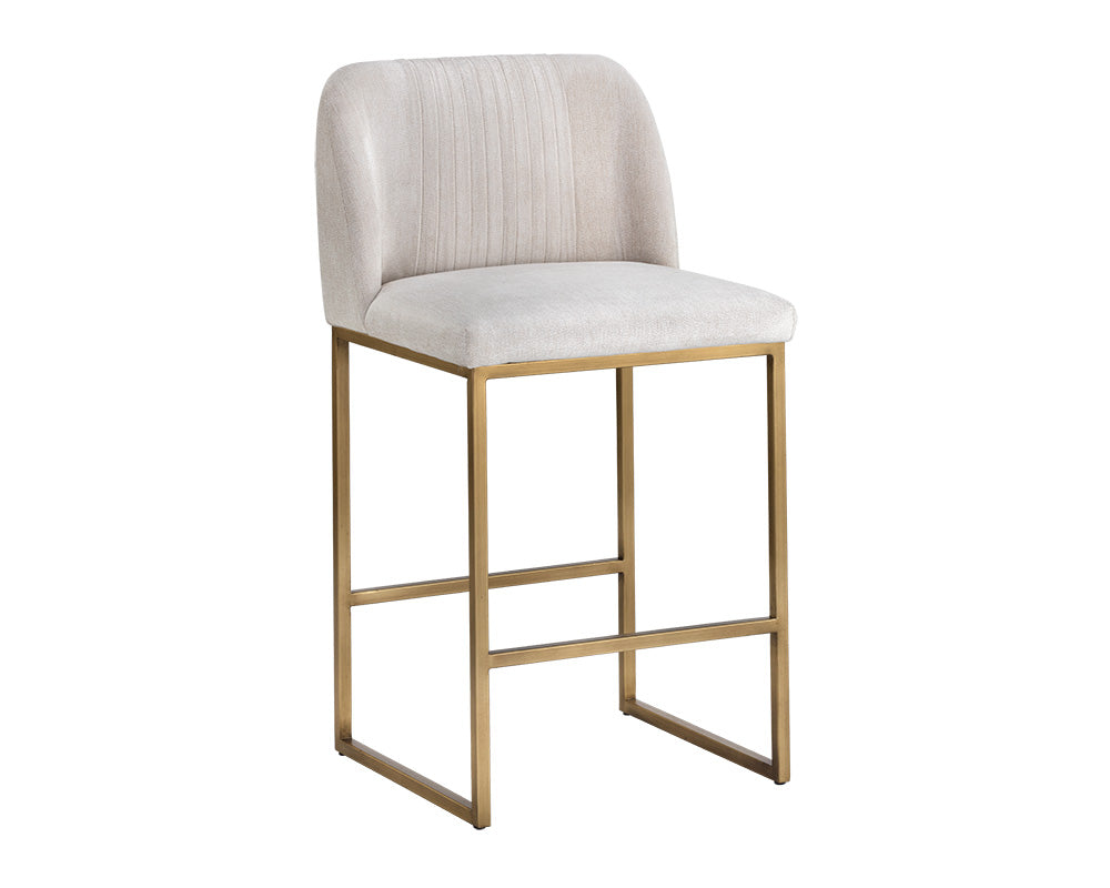 Nevin Counter Stool - Polo Club Muslin