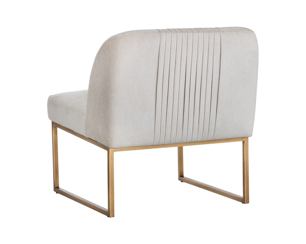 Nevin Lounge Chair - Polo Club Muslin