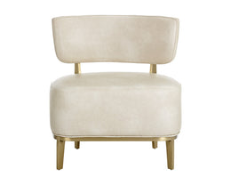 Melville Lounge Chair - Bravo Cream