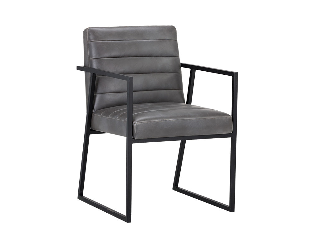 Spyros Dining Armchair - Overcast Grey