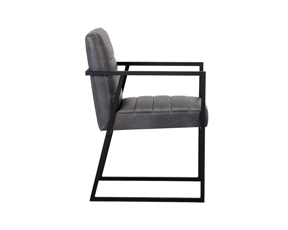 Spyros Dining Armchair - Overcast Grey