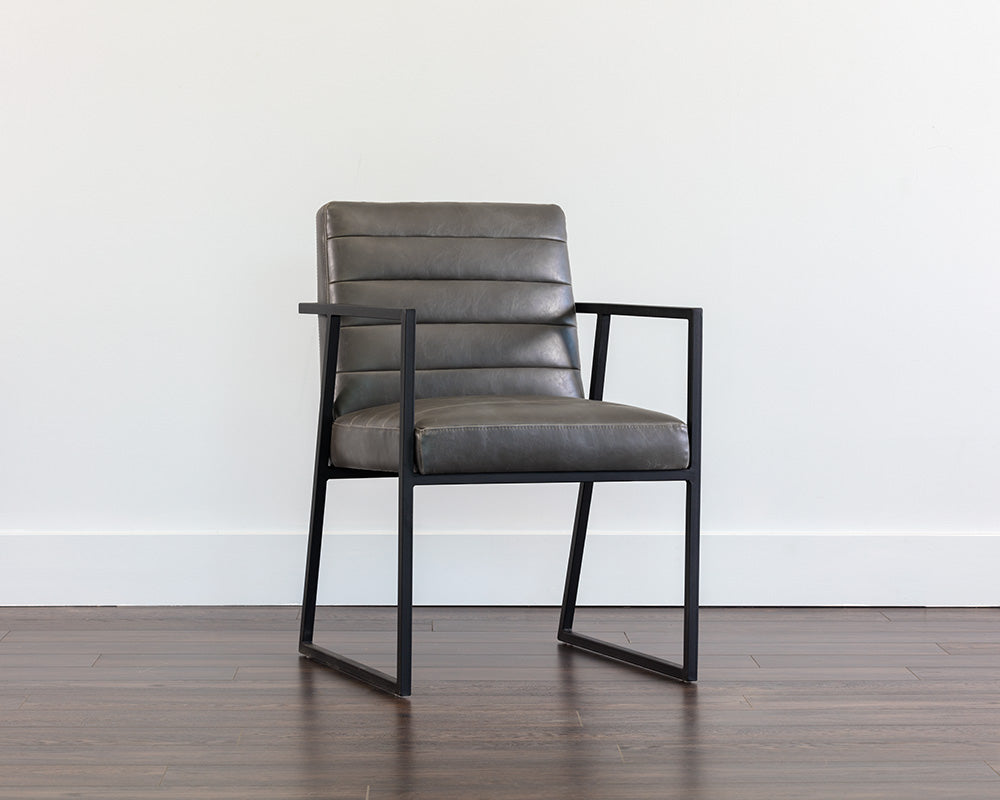 Spyros Dining Armchair - Overcast Grey