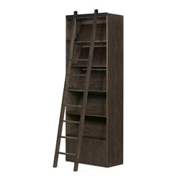 Bane Bookshelf-Dark Charcoal by Four Hands