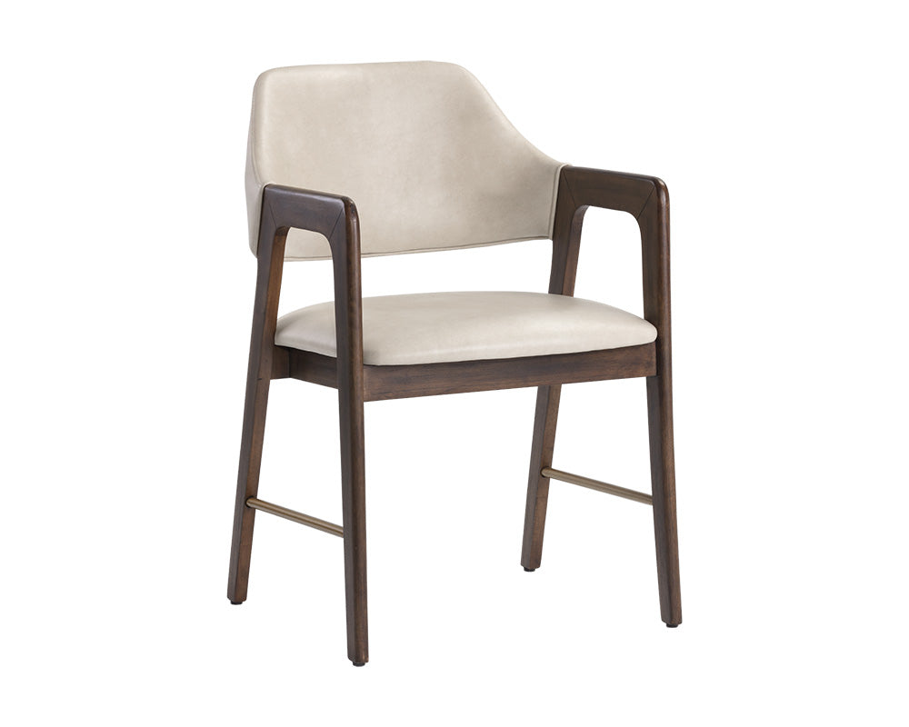 Milton Dining Armchair - Bravo Cream