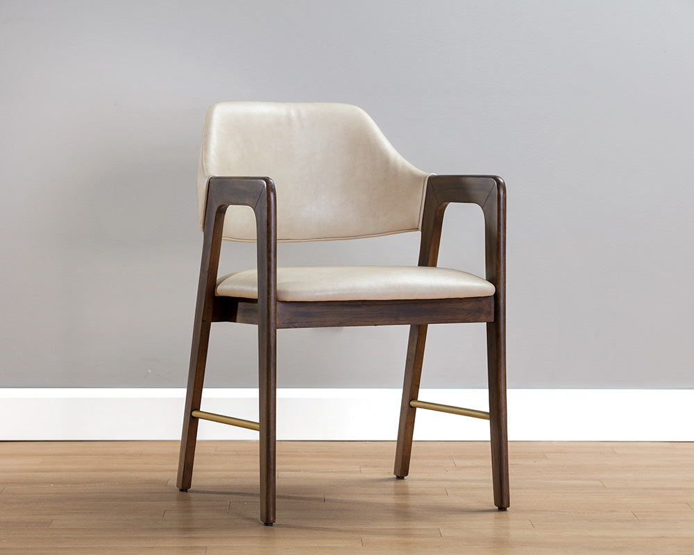 Milton Dining Armchair - Bravo Cream