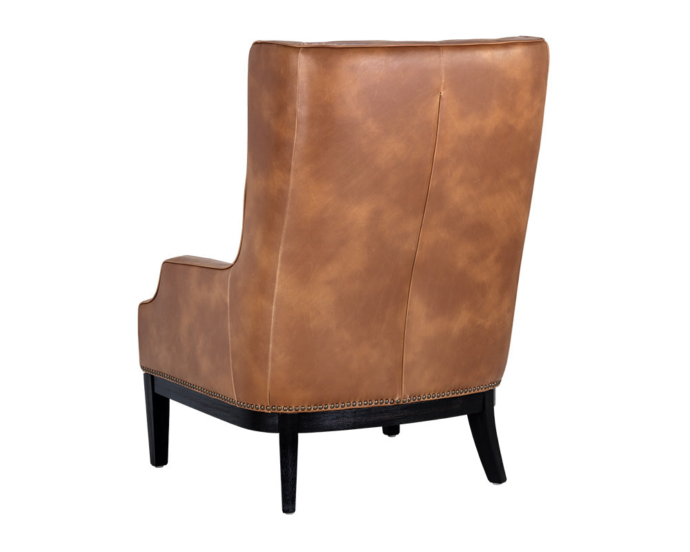 Biblioteca Lounge Chair - Tobacco Tan