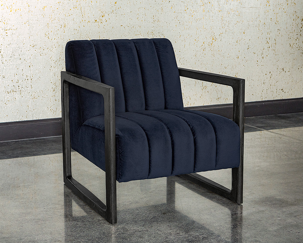 Joaquin Lounge Chair - Metropolis Blue