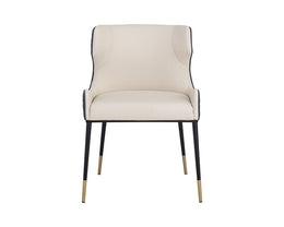 Gianni Dining Chair - Dillon Cream / Dillon Thunder