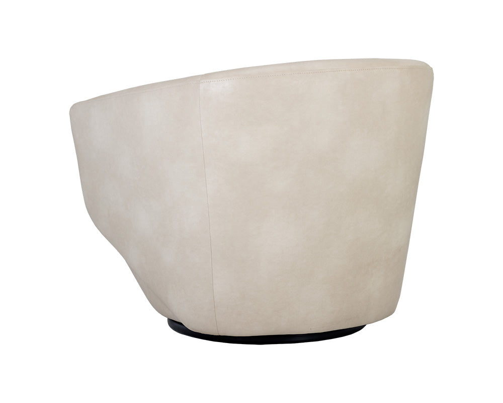 Treviso Swivel Lounge Chair - Bravo Cream