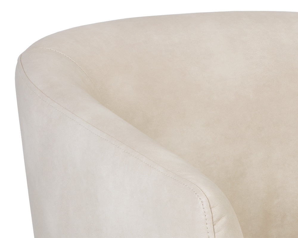 Treviso Swivel Lounge Chair - Bravo Cream