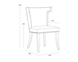 Murry Dining Chair - Bravo Cream