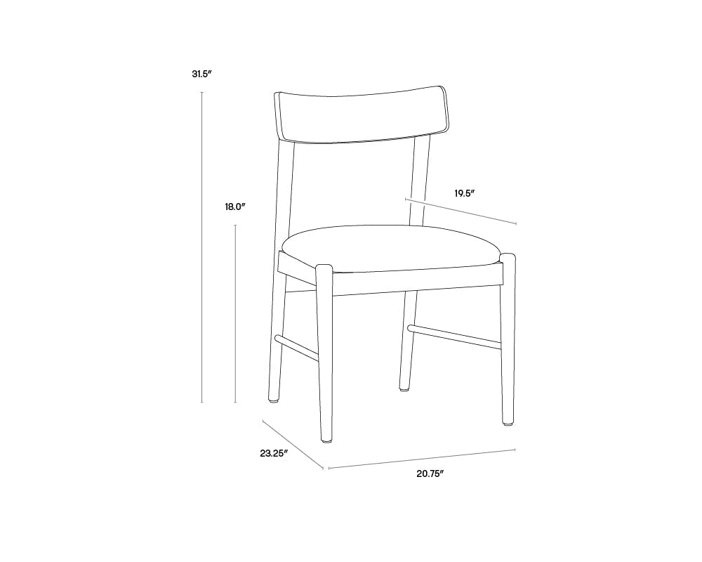 Madison Dining Chair - Bravo Cream