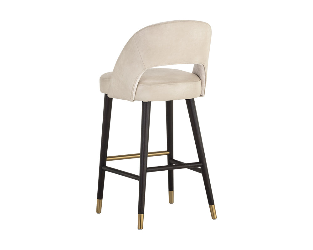 Monae Barstool - Bravo Cream / Polo Club Muslin