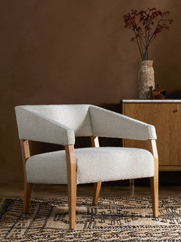 Gary Club Chair-Knoll Natural by Four Hands