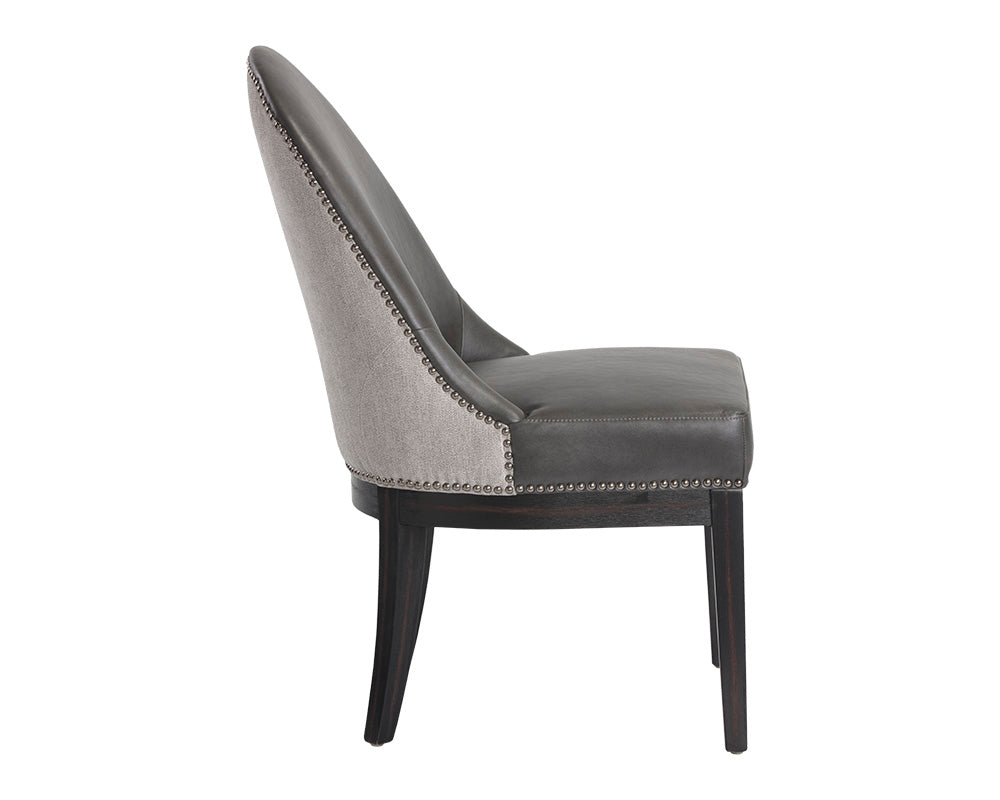 Liana Dining Chair - Bravo Portabella / Polo Club Stone