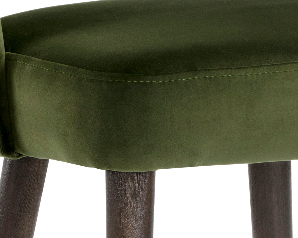 Monae Counter Stool - Moss Green