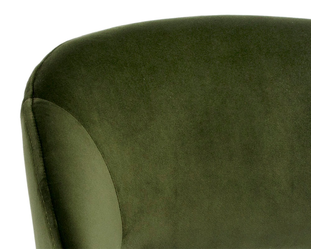 Monae Counter Stool - Moss Green