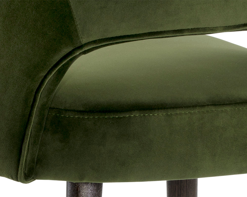 Monae Counter Stool - Moss Green