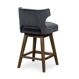 Task Swivel Stool-Modern Velvet-Counter