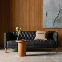 Williams Sofa-75"-Natural Washed Ebony by Four Hands