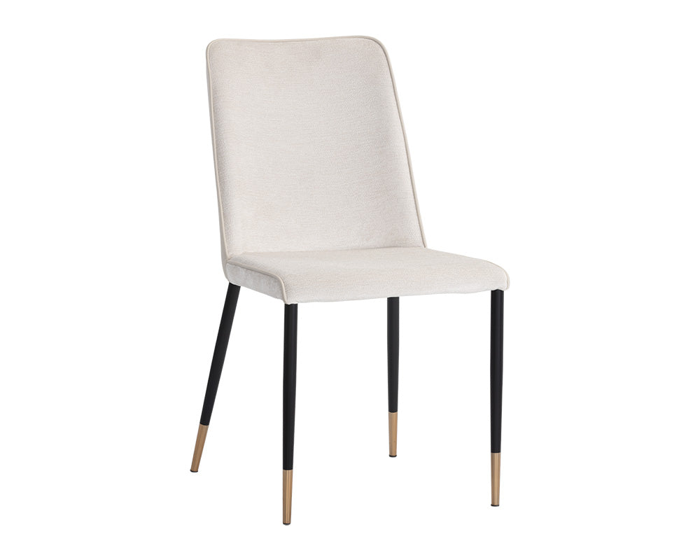 Klaus Dining Chair - Polo Club Muslin / Dillon Cream