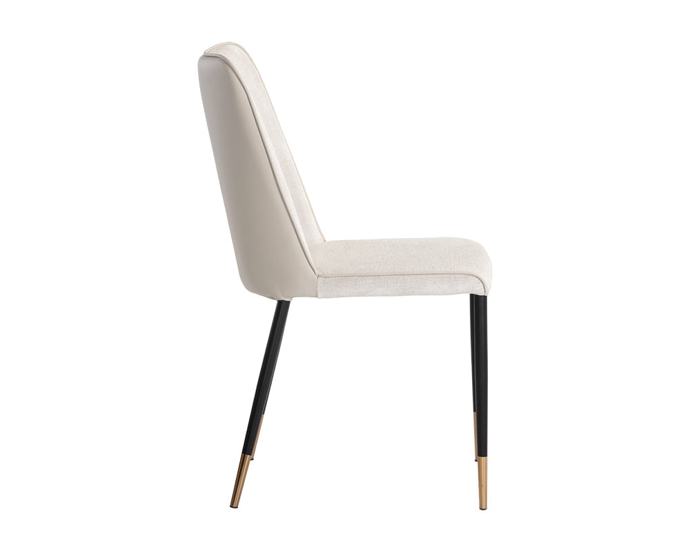 Klaus Dining Chair - Polo Club Muslin / Dillon Cream