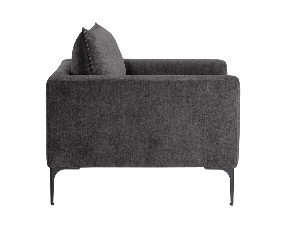 Virgo Armchair - Polo Club Kohl Grey