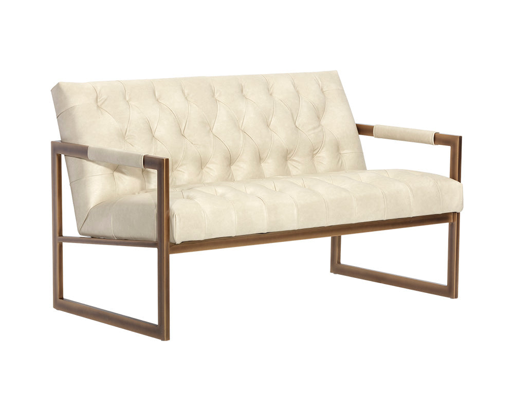 Monde 2 Seater Lounge Chair - Bravo Cream