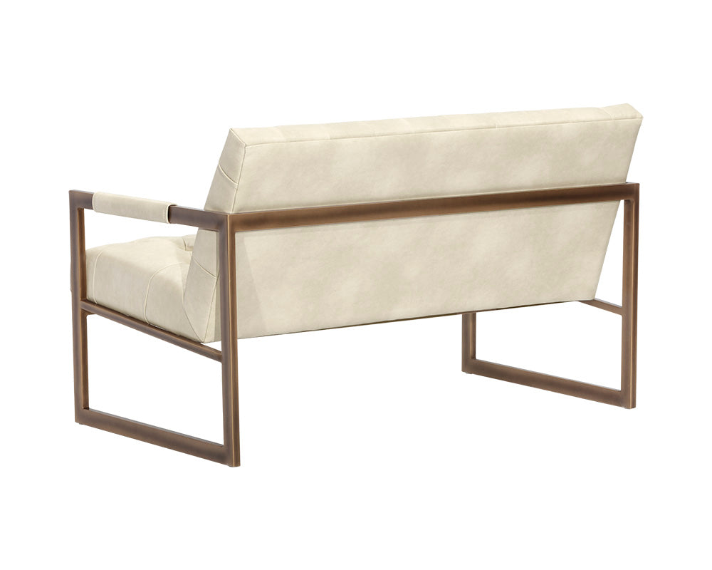 Monde 2 Seater Lounge Chair - Bravo Cream