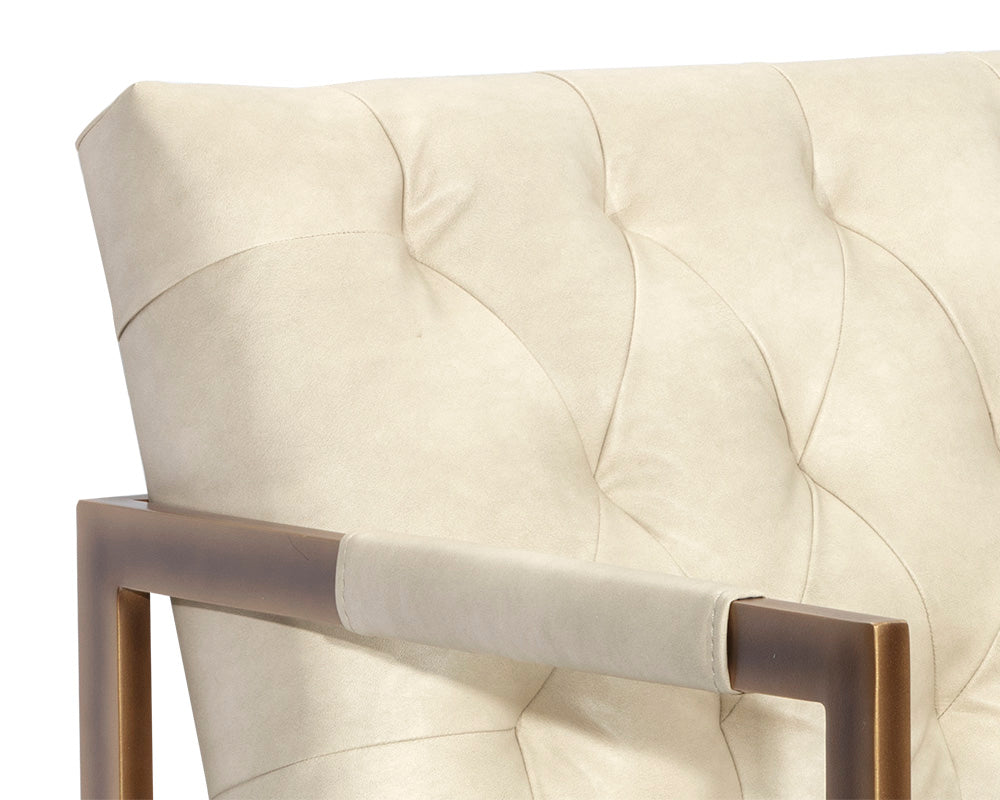 Monde 2 Seater Lounge Chair - Bravo Cream