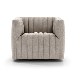 Augustine Swivel Chair-Orly Natural