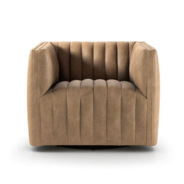 Augustine Swivel Chair-Palermo Drift by Four Hands
