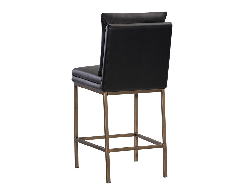 Paige Counter Stool - Bravo Black