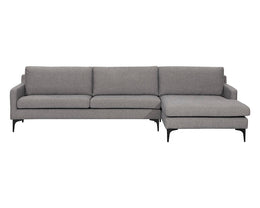 Andie Sofa Chaise - Raf - Davis Dark Grey