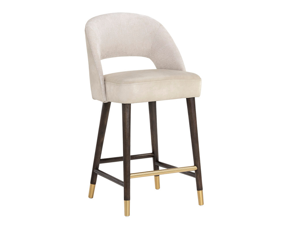 Monae Counter Stool - Bravo Cream / Polo Club Muslin