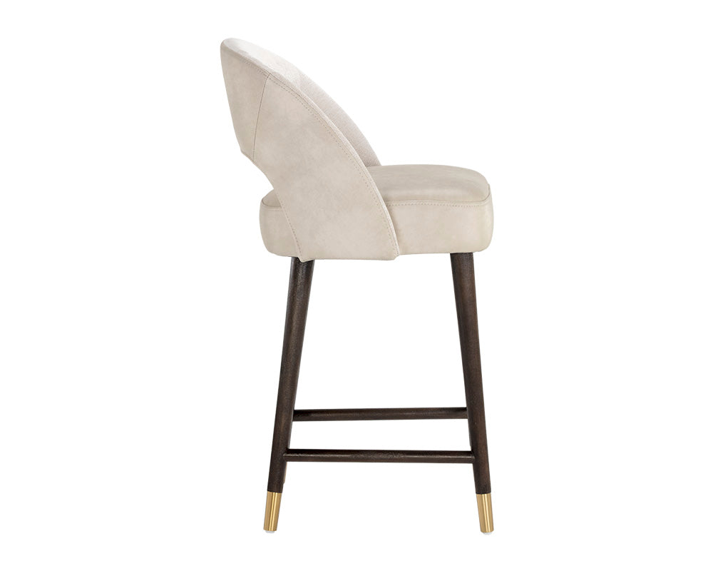 Monae Counter Stool - Bravo Cream / Polo Club Muslin