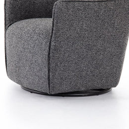 Kimble Swivel Chair-Bristol Charcoal by Four Hands