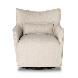 Kimble Swivel Chair-Fallon Linen