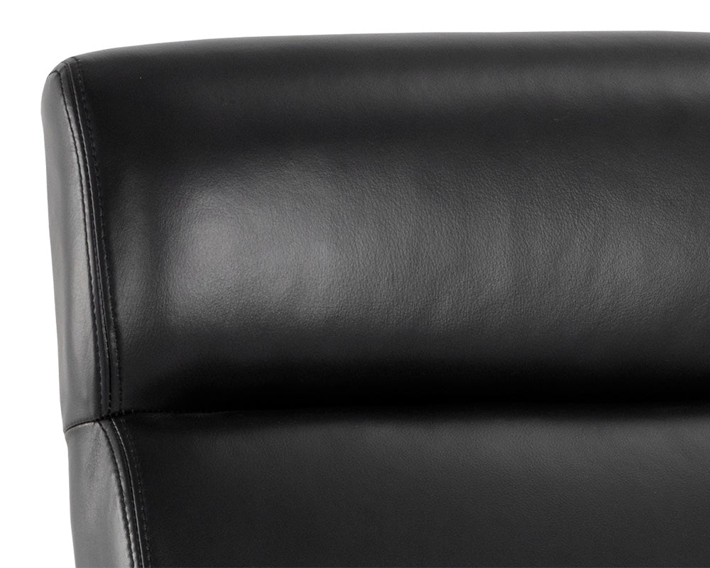 Collin Office Chair - Cortina Black Leather