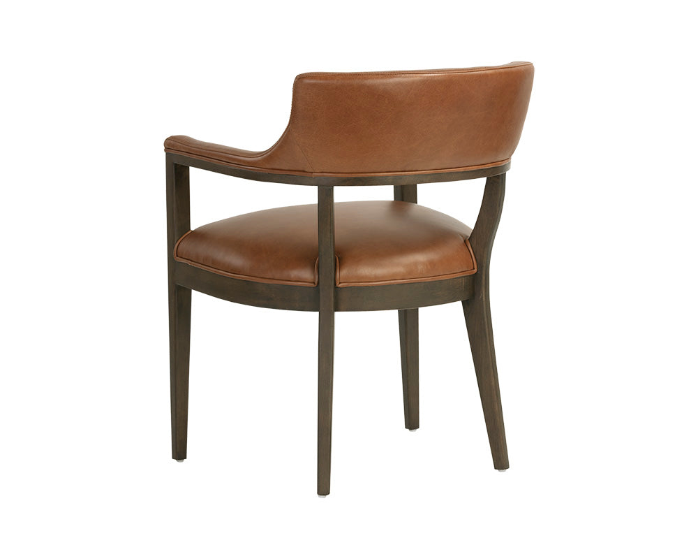 Brylea Dining Armchair - Shalimar Tobacco Leather