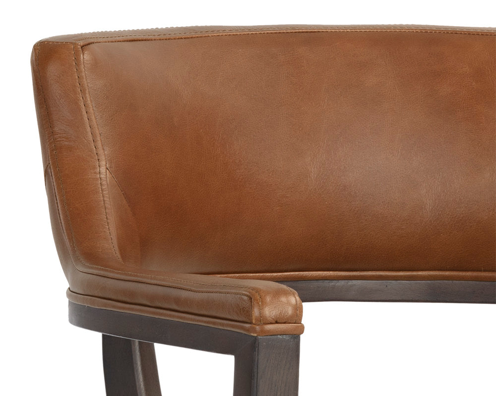 Brylea Dining Armchair - Shalimar Tobacco Leather