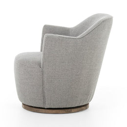 Aurora Swivel Chair - Gibson Silver by Four Hands