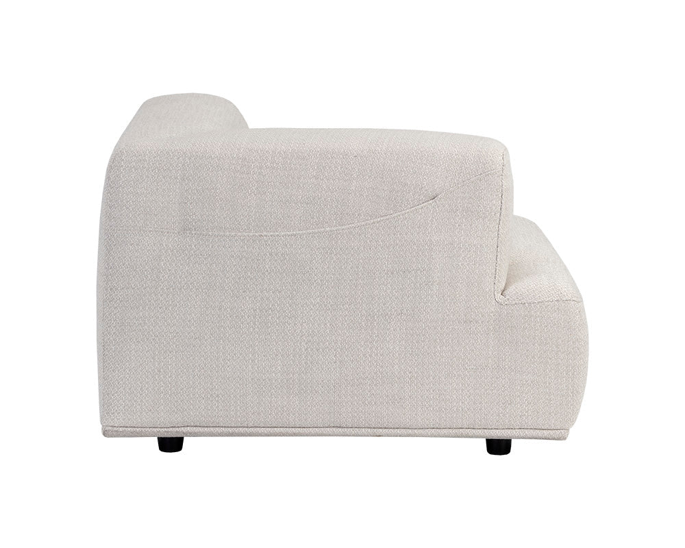 Darren Modular - Left Armchair - Moto Stucco