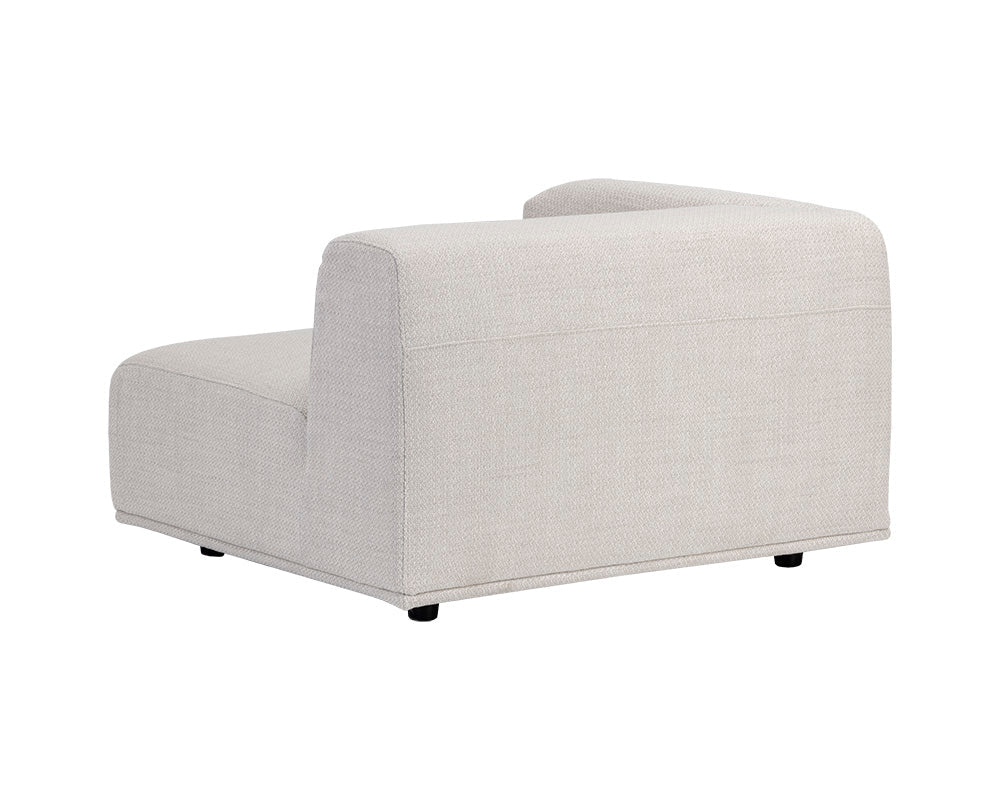 Darren Modular - Left Armchair - Moto Stucco