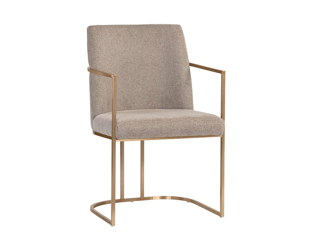 Rayla Dining Armchair - Belfast Oyster Shell