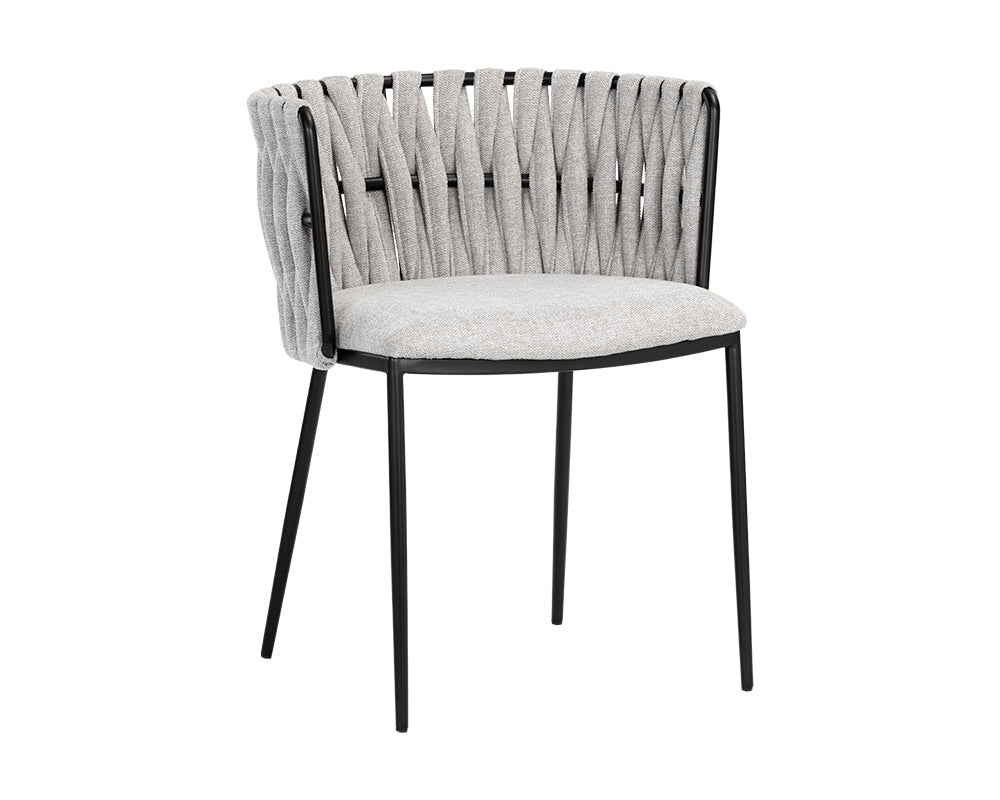 Sarai Dining Armchair - Belfast Heather Grey