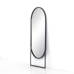 Dawson Floor Mirror-Matte Black by Four Hands