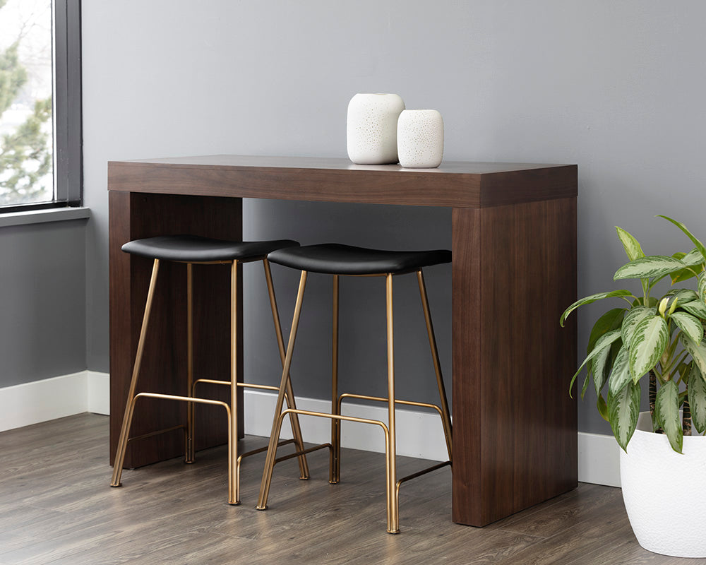 Faro Counter Table - Walnut