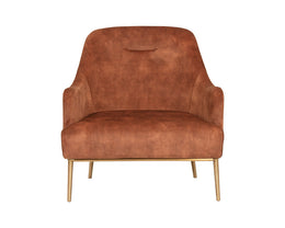 Cameron Lounge Chair - Nono Rust